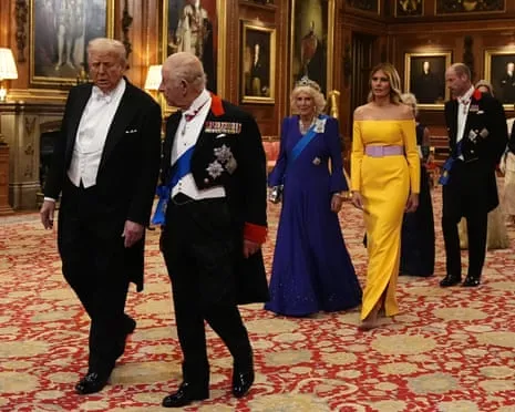 The Royal Family Roll Out Red Carpet Amid Protests; Jimmy Kimmel Taken Off Air Due To Charlie Kirk Comments